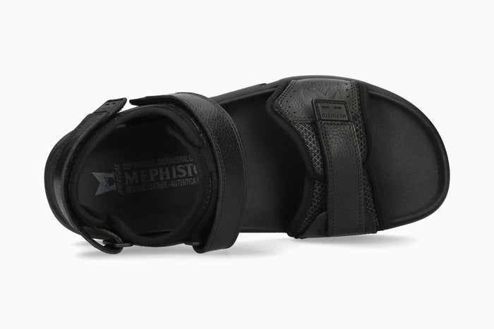 Mephisto Tito Black Men's Sandal Top