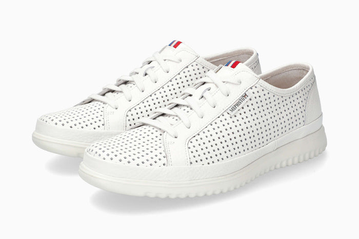 Tom Perf White Mephisto Men's Sneaker Lace-Up