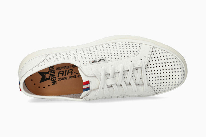 Tom Perf White Mephisto Men's Sneaker Top