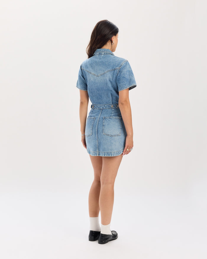 Topanga Dress in Plot Twist