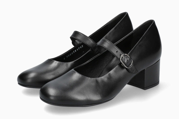 Mephisto Topaze Women's Heeled Shoe Black