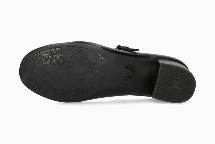 Mephisto Topaze Women's Heeled Shoe Black Sole