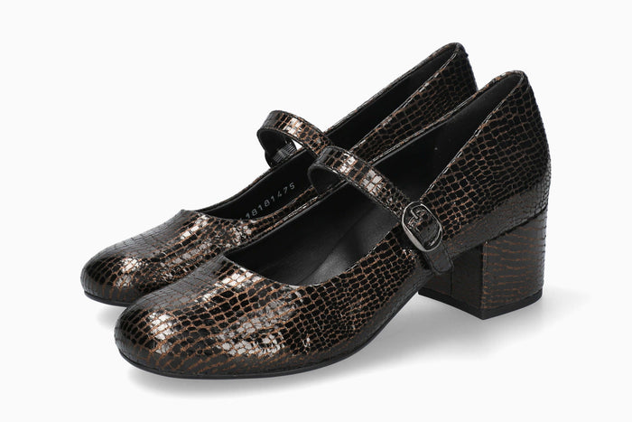 Mephisto Topaze Women's Heeled Shoe Bronze