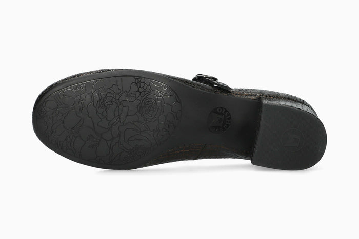 Mephisto Topaze Women's Heeled Shoe Bronze Sole