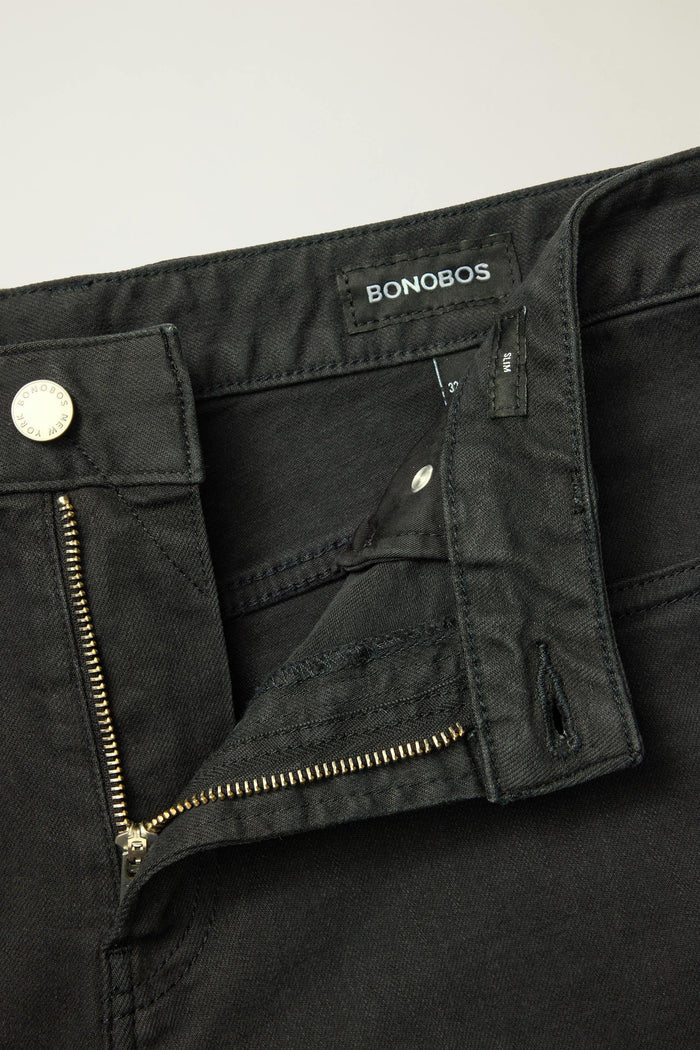 Travel Jeans - Slim Taper Fit - salem jet black