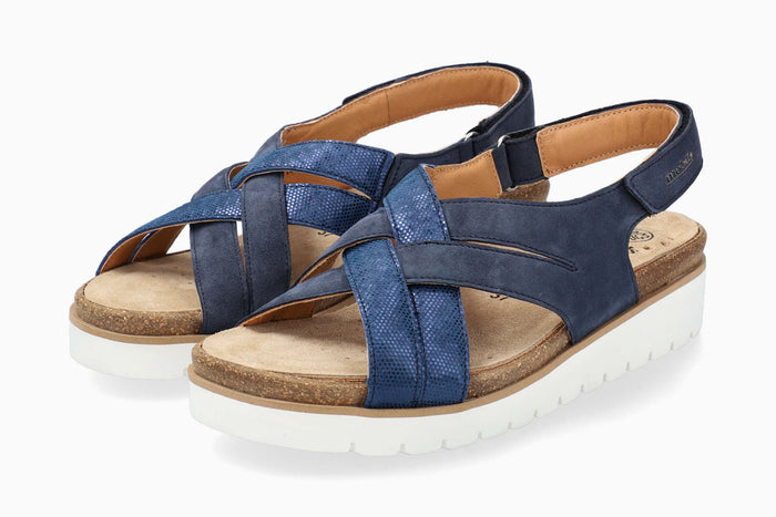 Mobils Trecie Jeans Blue Women's Sandal