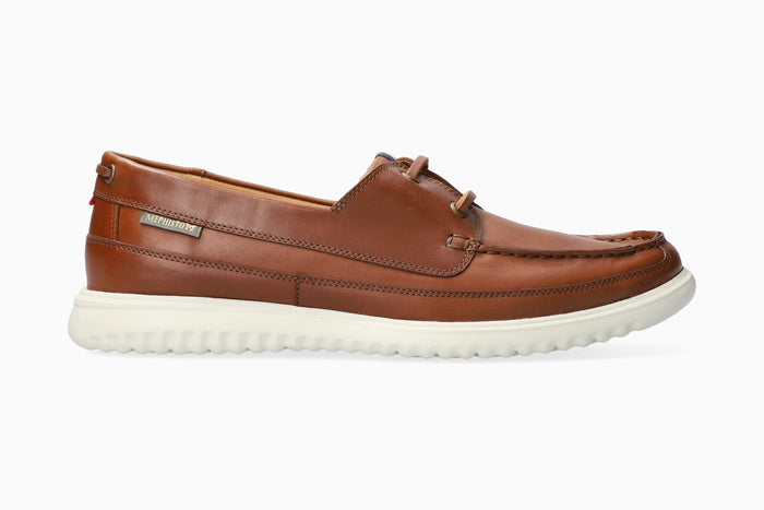 Mephisto Trevis Boat Shoe Hazelnut