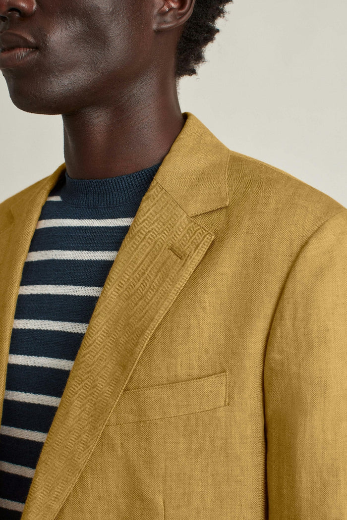 Unconstructed Italian Linen Blazer