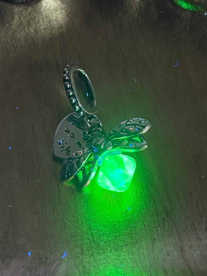 Uranium Glass (Firefly) Charm | Glow-In-The-Dark | Pandora Accessories