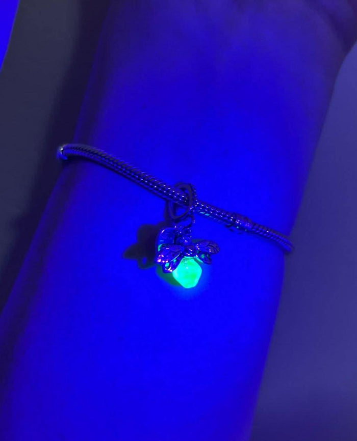 Uranium Glass (Firefly) Charm | Glow-In-The-Dark | Pandora Accessories
