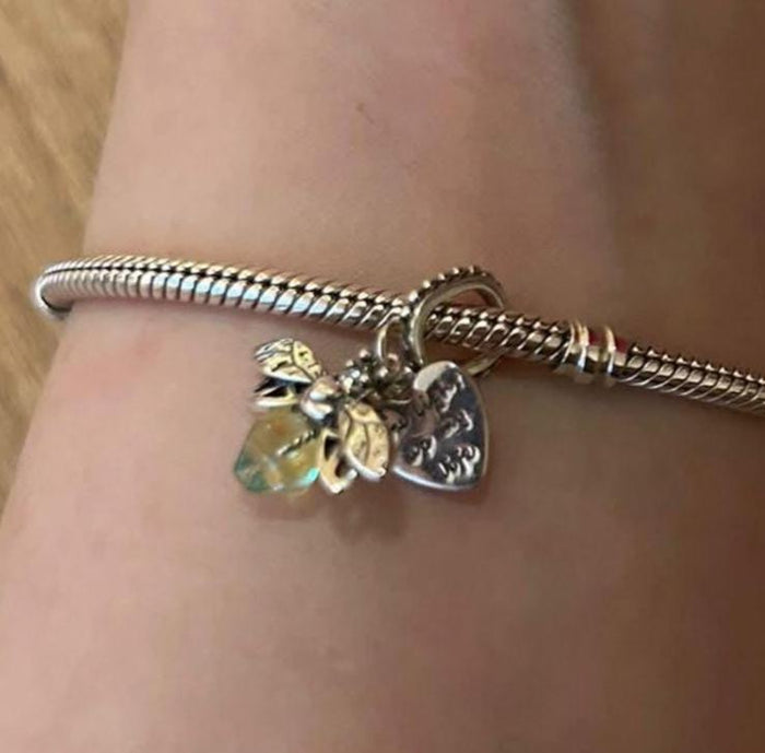 Uranium Glass (Firefly) Charm | Glow-In-The-Dark | Pandora Accessories