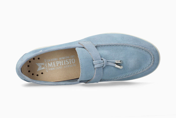 Mephisto Women's Loafer Valenza Sea Blue Top