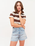 Valley Girl High Rise Patch Pocket Short in Romcom