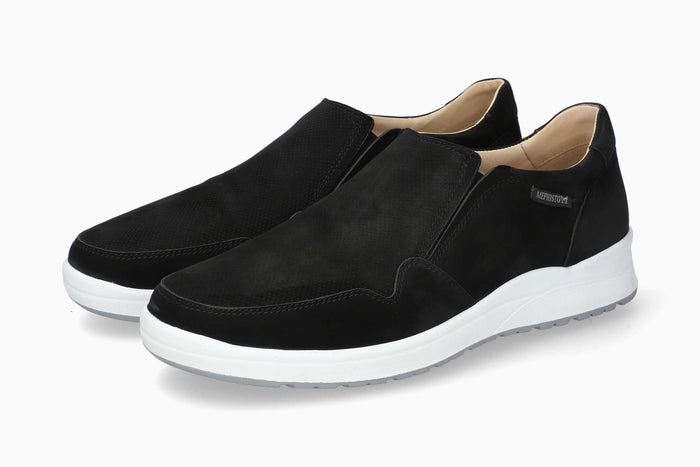 Mephisto Valter Black Men's Slip-Ons