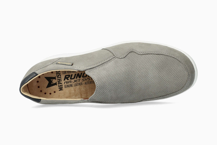 Mephisto Valter Light Grey Men's Slip-Ons Top