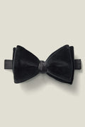 Velvet Empire Tuxedo Bowtie - black velvet