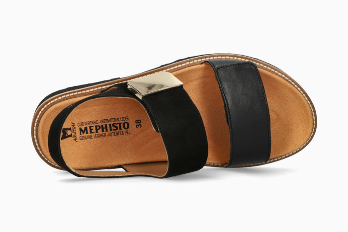 Mephisto Women's Sandal Violaine Black Top