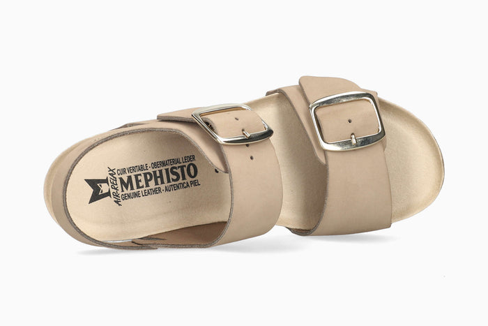 Mephisto Violett Women's Sandal Light Taupe Top