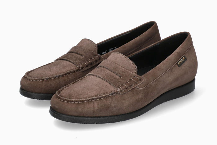 Mephisto Volga Women's Loafer Ice Brown Side