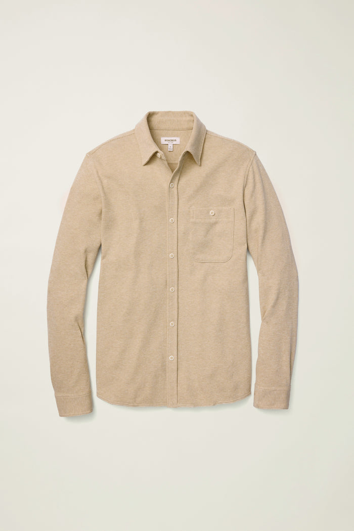 Waffle Button Down Shirt