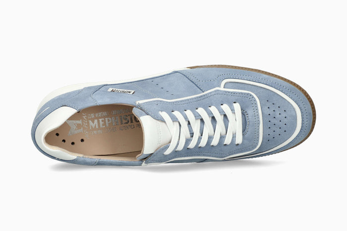 Mephisto Women's Sneaker Wanessa Sea Blue Top