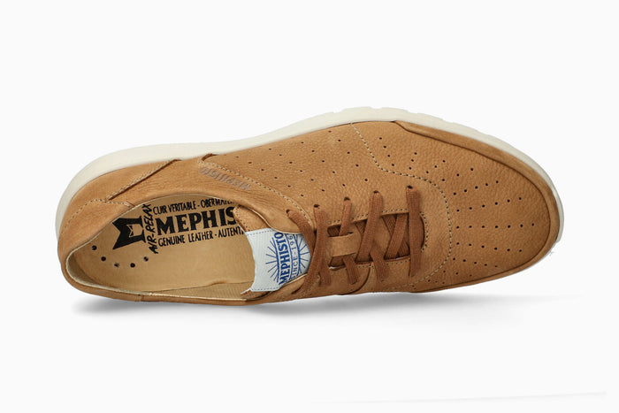 Mephisto Men's Sneaker Waren Tobacco Top