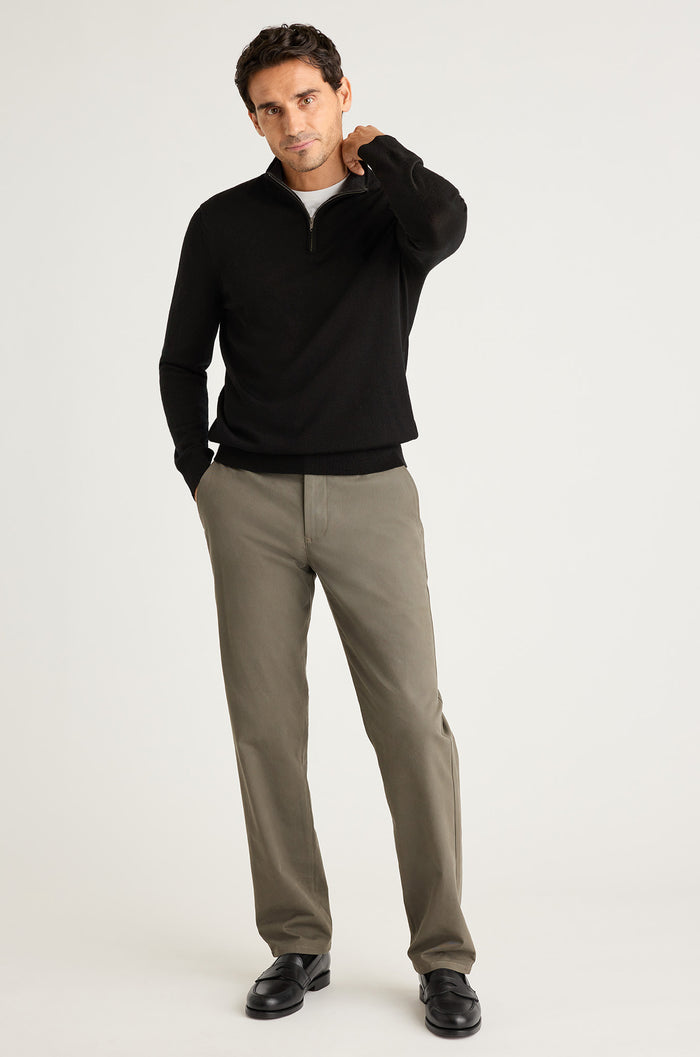 Washable Merino Quarter Zip