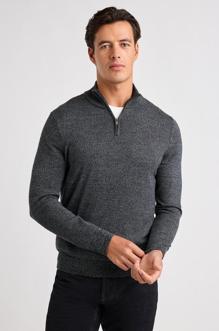 Washable Merino Quarter Zip