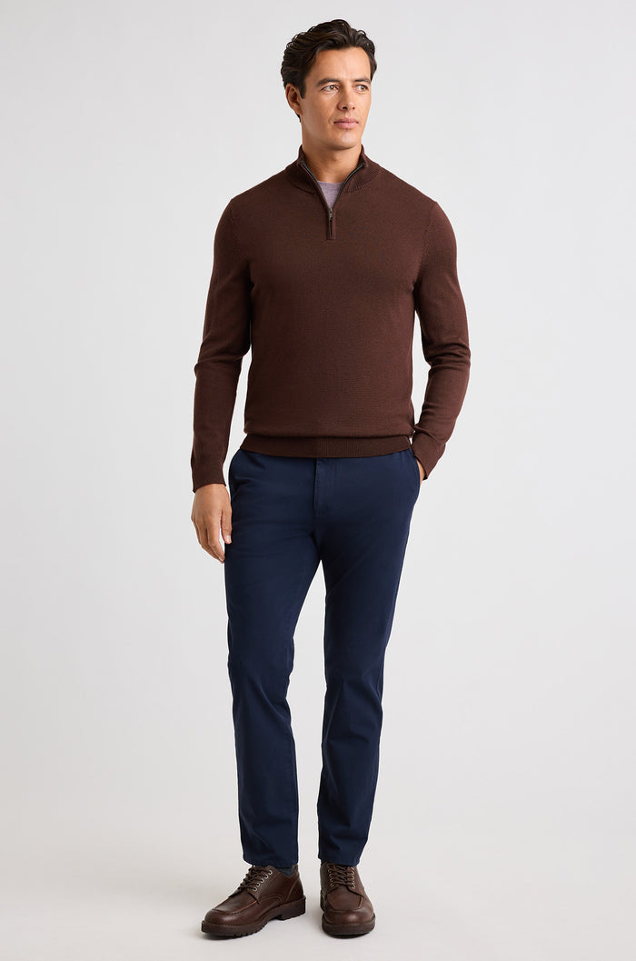 Washable Merino Quarter Zip