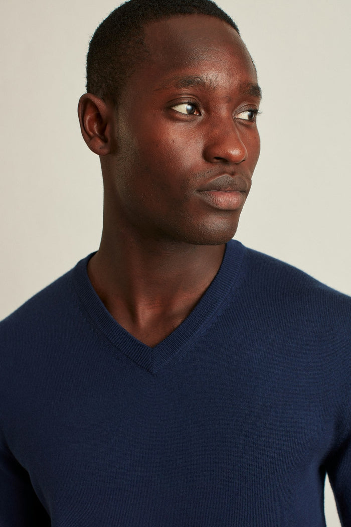 Washable Merino V-Neck Sweater