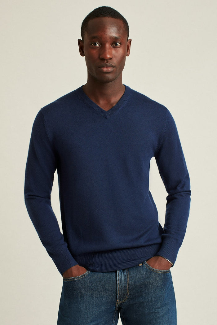Washable Merino V-Neck Sweater