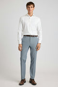 Weekday Warrior Dress Pants - wednesday blue micro houndstooth