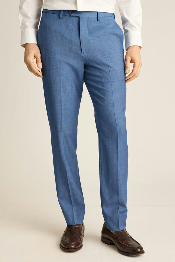Weekday Warrior Wool Dress Pant - dusty cornflower blue nailhead