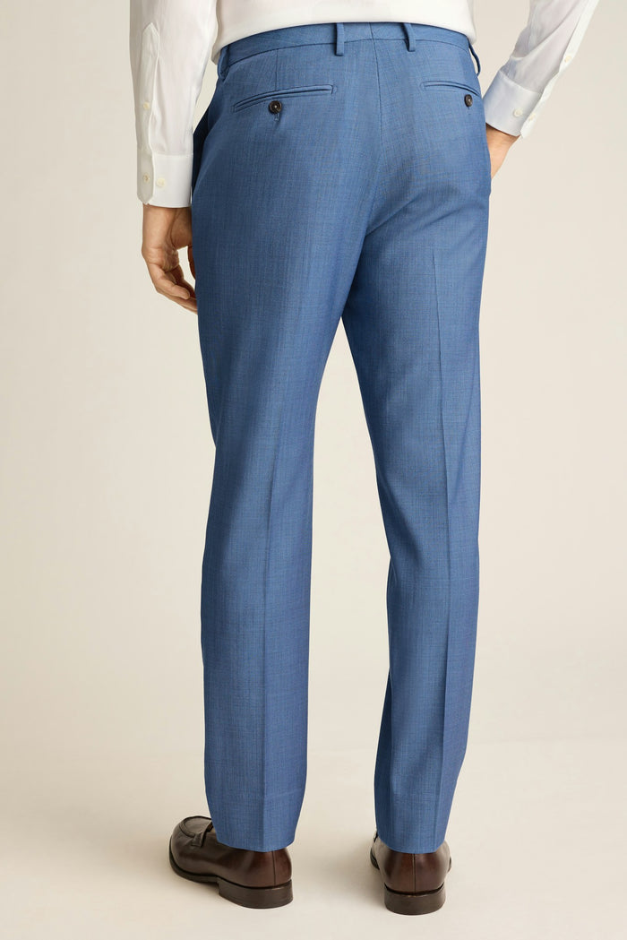 Weekday Warrior Wool Dress Pant - dusty cornflower blue nailhead
