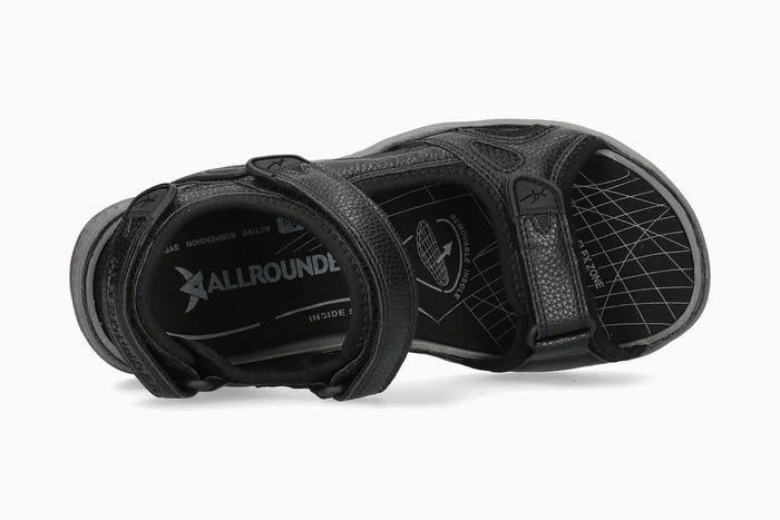 Allrounder Westside Black Women's Sandal Top