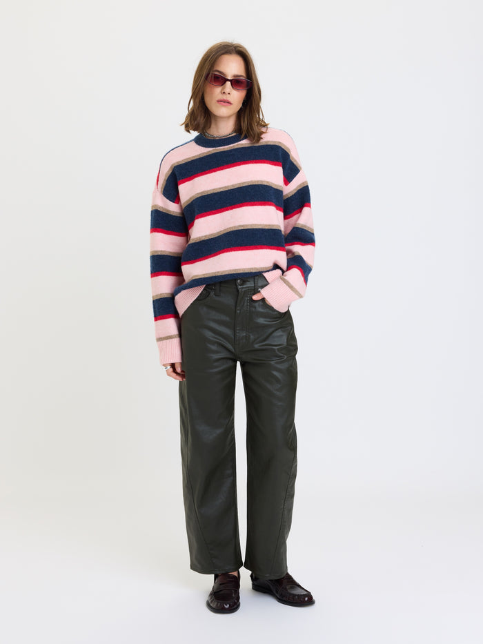 Westward High Rise Barrel in Coated Fern