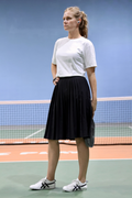 Wide Pleat Court Skirt 24”