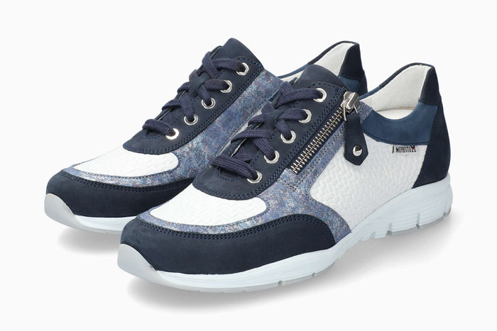 Mephisto Women's Sneaker Ylona Jeans Blue