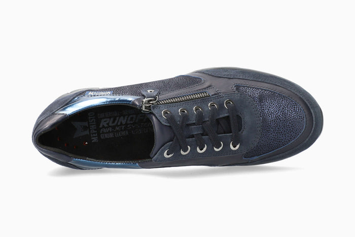Mephisto Ylona Women's Sneaker Navy Top