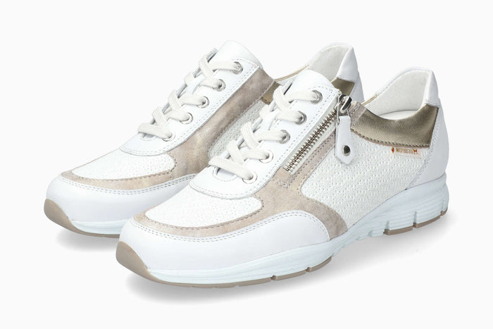 Mephisto Ylona Women's Sneaker White/Gold